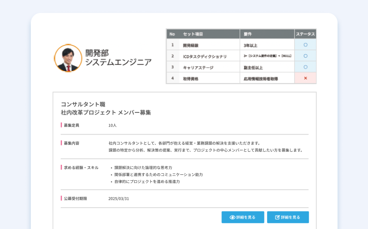 キャリアパス・社内公募連携